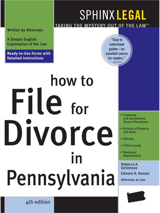 Title details for How to File for Divorce in Pennsylvania by Rebecca A. DeSimone - Available